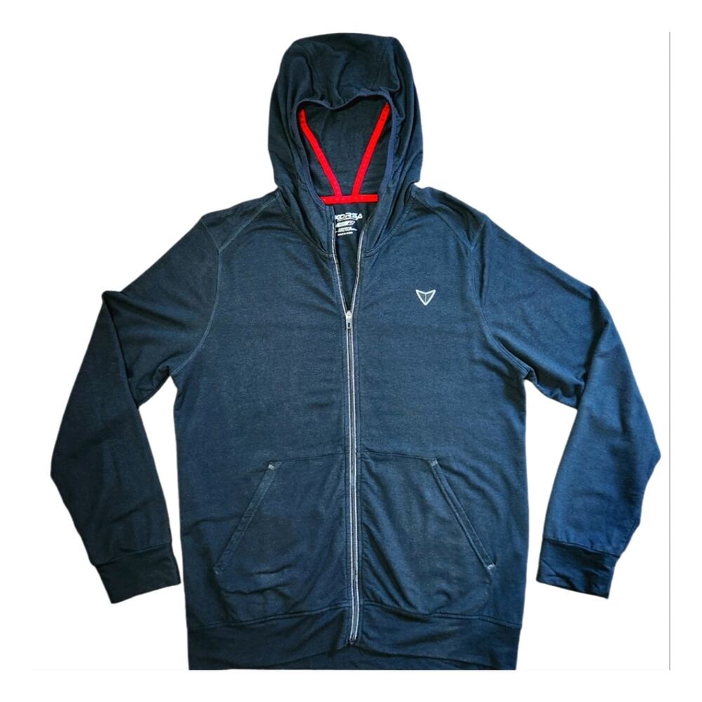 Korsa by Roadrunner men's hoodie black full zip size M
